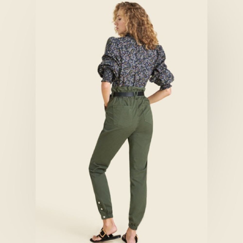 Veronica Beard - Tedi High-Waist Button-Fly Pants - Picture 5 of 6